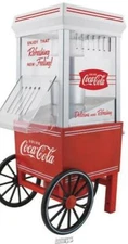 Nostalgia-Electrics Coca-Cola 12-Cup Hot Air Popcorn Maker Swirling Airflow