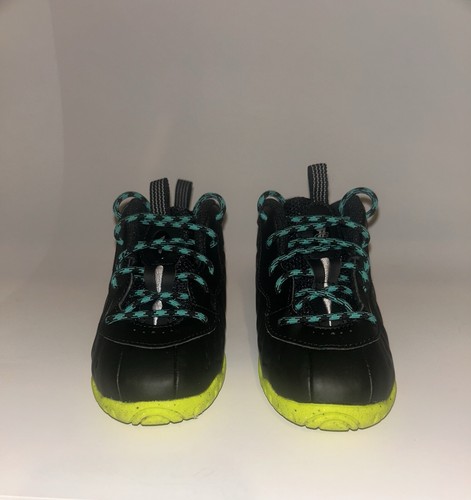 Nike Little Posite One 'Emerging Powers' nere/volt DZ2858-001 bambino taglia 7C - Foto 2 di 5