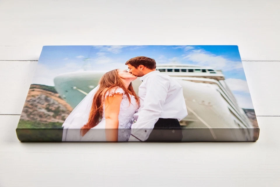 Canvas Print Personalised Your Photo Pictures Eco Friendly Ink Scratch Resistant - Image 4 of 4