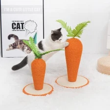 Indoor Carrot Scratching Post for All Cats,Cute Carrot Cat Scratching Column