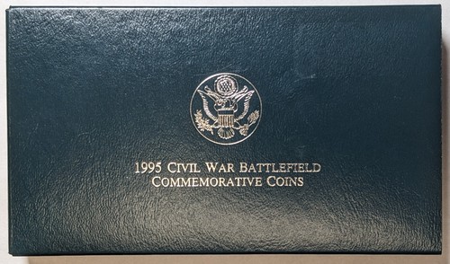 Juego de prueba conmemorativo de 2 piezas de campo de batalla de la Guerra Civil 1995 - Imagen 8 de 11