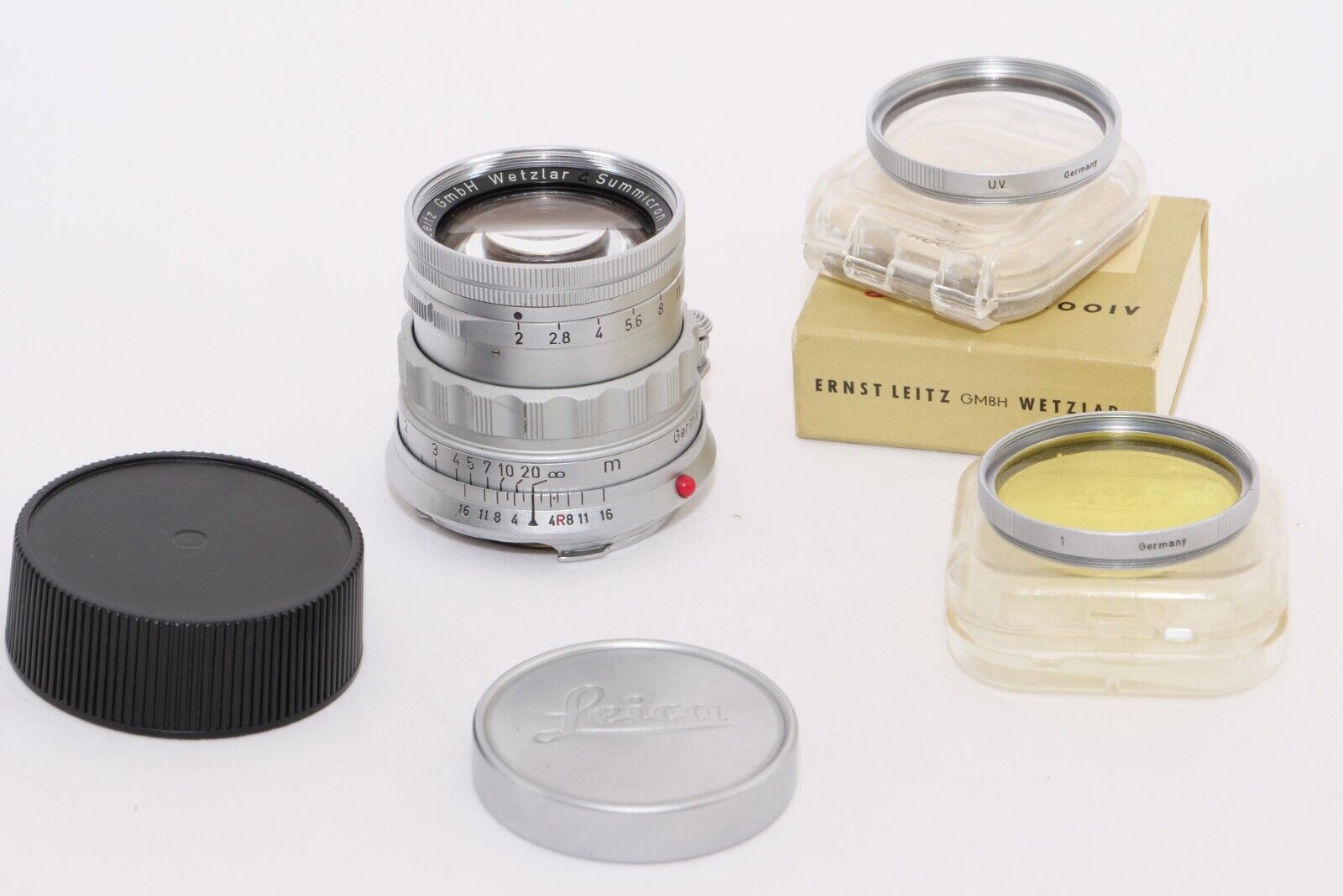 Leica Summicron 5cm f2 Rigid Normal lens for Leica M mount cameras