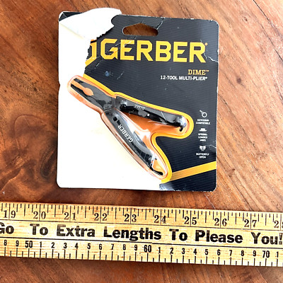 Gerber Dime Micro Multi-Tool Color: Black 12-Tool-Multiplier 