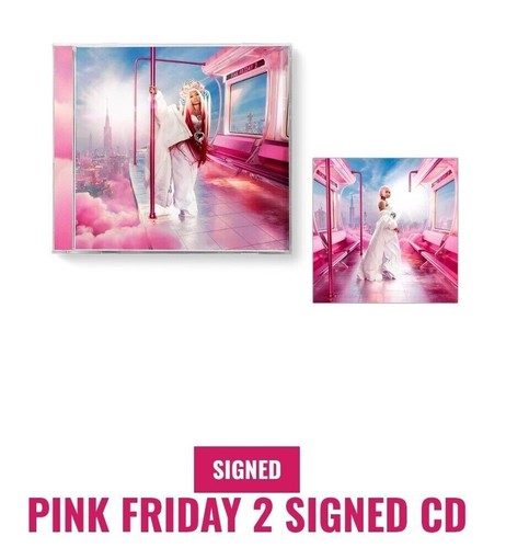 Nicki Minaj Pink Friday 2 CD With Signed Autographed Art Card - Picture 2 of 4