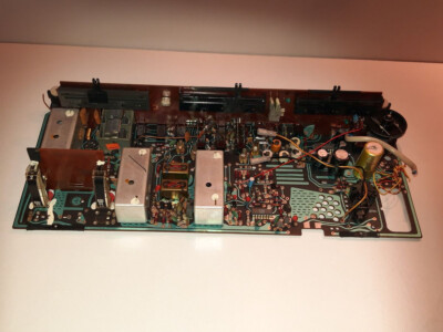 Platine mit u.a. Drehko, Ferritantenne -ITT Schaub Lorenz Touring electronic 105