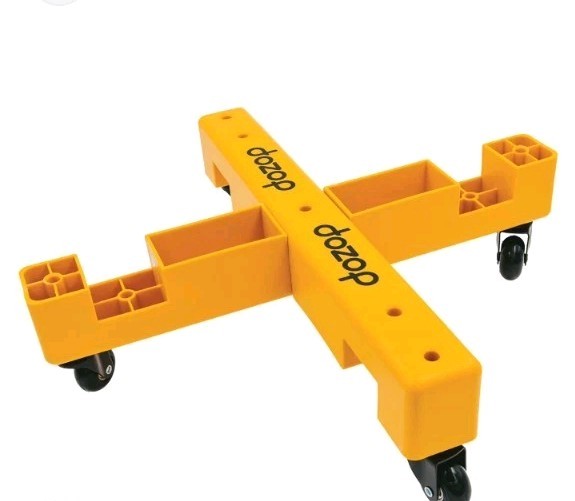 Dozop Dolly Self-Contained INSTANT DOLLY Furniture 165 LB Compact Tool-Less