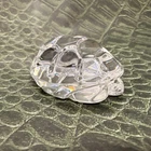 Vintage Signed STEUBEN Crystal Glass TURTLE Figurine HAND COOLER or Paper Weight