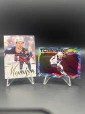 2025-26 Flair/ Sean Monahan/Touch of FLAIR+BASE/2 Card Lot Calgary Flames