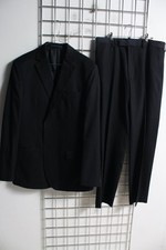 M&S Marks and Spencers Mens Suit - Navy - Chest 42 Long - W34 L31 (j96)