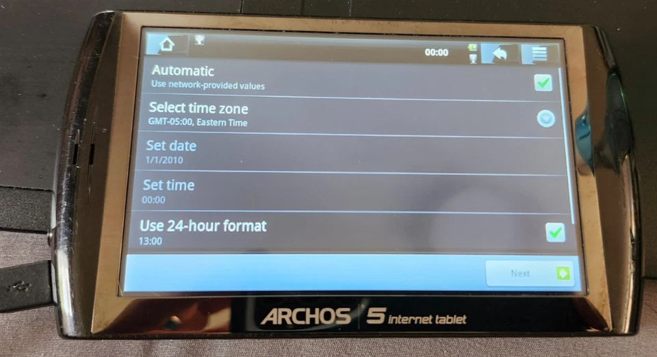 ARCHOS 5 INTERNET TABLET 16GB w/ 8GB TF Card MODEL 7501 *TESTED & WORKING* - Image 2 of 4