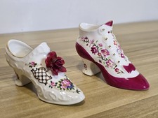 Compton And Woodhouse Vintage 1994 Collectable Miniature Shoe Ornaments Bundle 