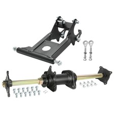 32" Rear Axle Complete Assembly Kit 4 Holes Carrier Hub for ATV Quad Buggy