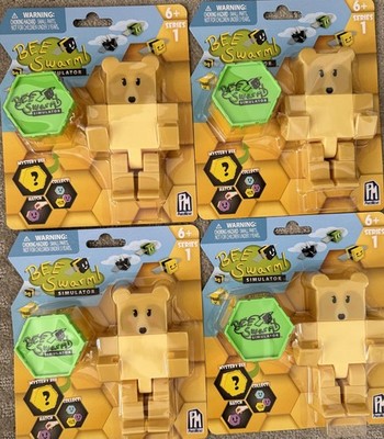 Bee Swarm Simulator Brown Bear Action Figure Mother Bear (Case Of 4)