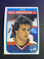 1982-83 OPC Hockey DALE HAWERCHUK Winnipeg Jets Rookie Card #380 (a)