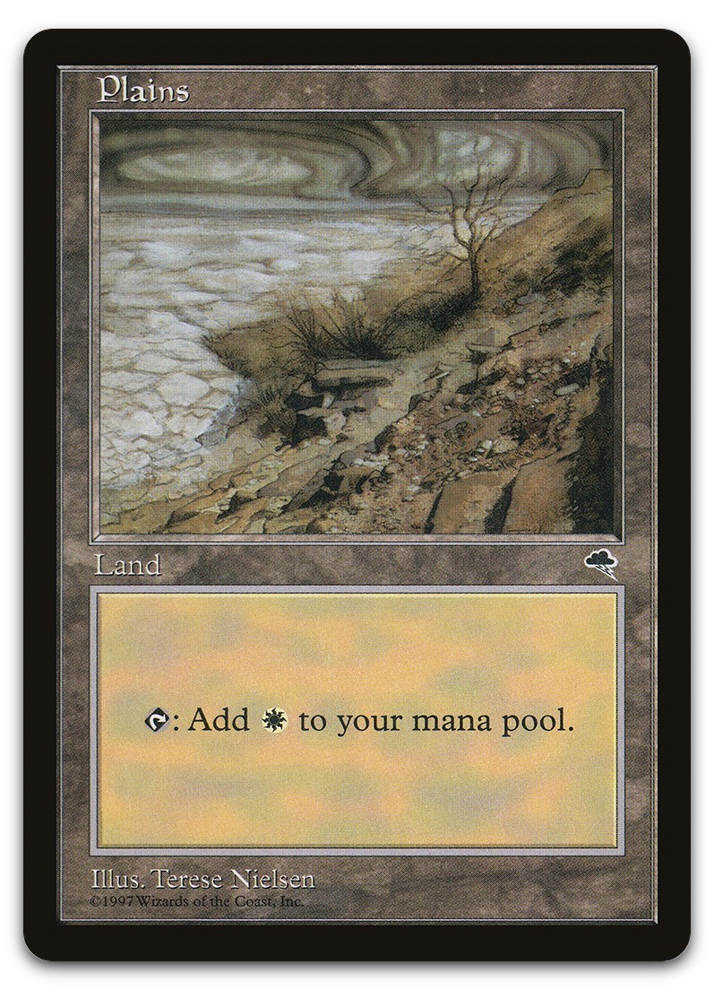 Plains (Dead Tree) #332 (NM) Tempest TMP Magic MTG