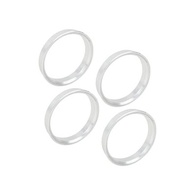  4pcs 60.1 to 54.1 mm Aluminium Alloy Car Hub Centric Rings Wheel Bore Spacer 