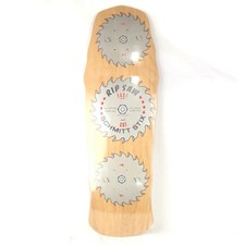 Schmitt Stix Rip Saw Woodgrain/Grey 10'' Vintage NOS 1st Edition Reissue Deck