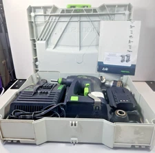 FESTOOL WORKING C 12 LI DRILL & ACC IN CASE MADE IN GERMANY 07/11