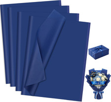160 Sheets Navy Tissue Paper for Gift Bags 20 X 14 Inches