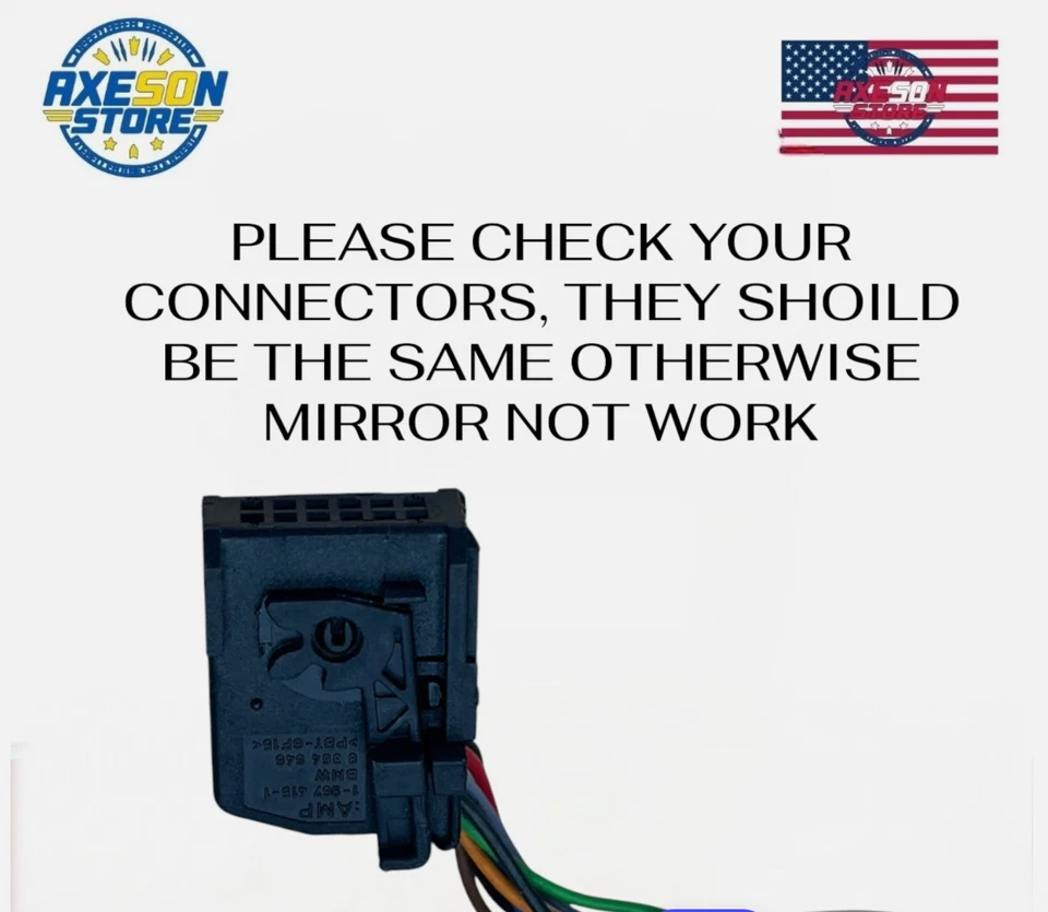 ESPEJO RETROVISOR ELÉCTRICO PUERTA LADO CONDUCTOR IZQUIERDO BMW E46 2 PUERTAS 325CI 330CI 04-06 OEM Foto 4 de 4