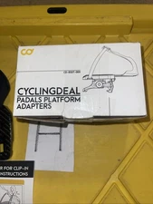 CyclingDeal Bike Bicycle Toe Clips Cage ONLY - for Peloton Spin Bike & Peloto...