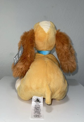 Disney Store Lady and the Tramp Plush 15 & 11 Inch One New With Tags One Used - Picture 14 of 20