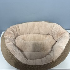 Cat Bed Soft Bed, Brown, And Beige Under Black