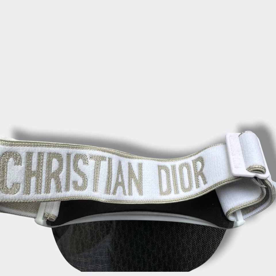 Visière DiorClub V1U blanc oblique – édition Summer mixte - Photo 4/4