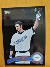 2011 Topps J.P. Arencibia Black Border Baseball Card Variation #587 - Blue Jays