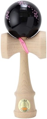 Yamagata Koubou Competition Kendama, Sky Cherry Blossoms Black