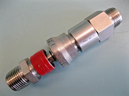 Swagelok Quick Connect Coupling Set 1/2" Tube Fitting x 1/2" MNPT Stainless L11