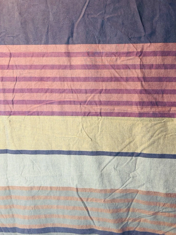 Funda nórdica King Crate & Barrel Samba Stripe YORK Fall varios tonos neutros Foto 2 de 4