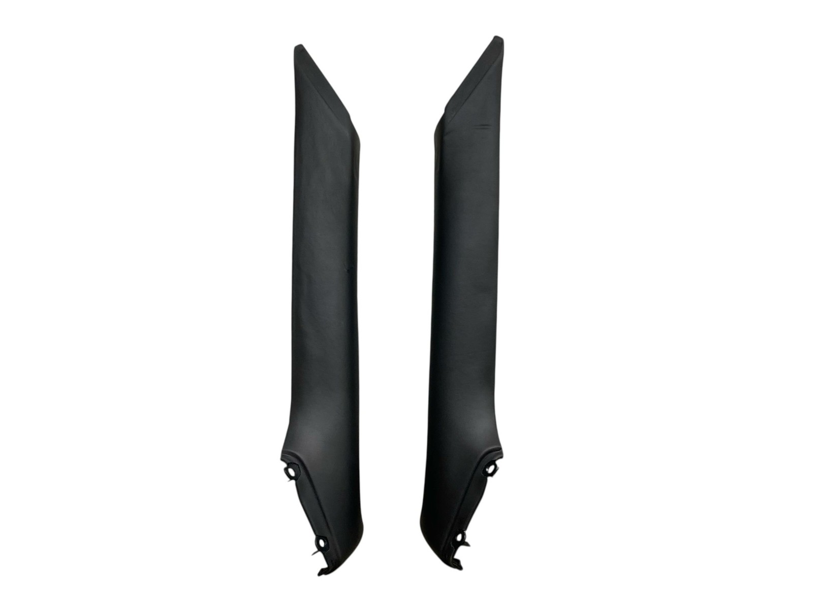 2015 BENTLEY CONTINENTAL LEFT & RIGHT A PILLAR TRIM PANEL SET BLACK CONVERTIBLE