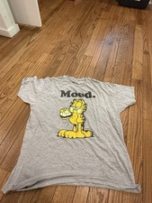 Men s Vintage Garfield 90s Mood. T-Shirt XL Great Work Nice No Holes