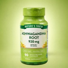 Nature  s Truth Ashwagandha Root 920mg  90 Capsules  Stress  Mood Support-NEW 