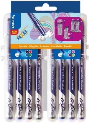 8 PILOT Fineliner FRIXION EVOLUTIVE SET, 8er Etui