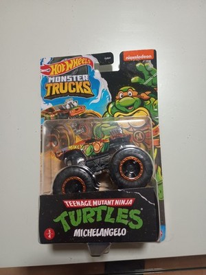 Mattel Hot Wheels Monster Trucks Michelangelo Teenage Mutant Ninja Turtles
