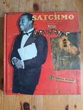 Satchmo The Wonderful World & Art of Louis Armstrong by Steven Brower - jazz HB