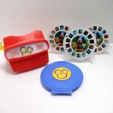View Master Viewer 3D Reels Lot Disney Mickey Mouse Case Set of 5