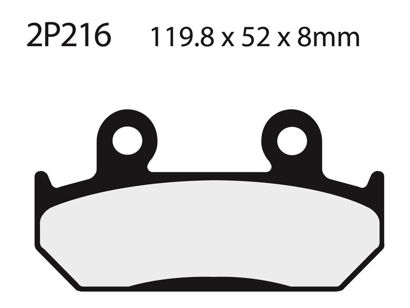 Plaquettes de frein route NISSIN 2P-216NS ingénierie japonaise premium
