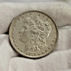1879 US Morgan Silver Dollar $1 AU (Cleaned)