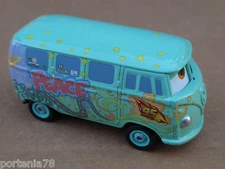 Disney Cars RACE TEAM FILLMORE Loose FIXED EYES 