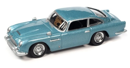 Johnny Lightning 1966 Aston Martin DB5 Gold Classic Collection 1/64 Diecast - Imagen 2 de 2