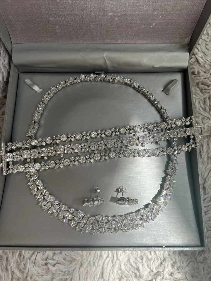 wedding jewelry set for bride - Image 3 of 4