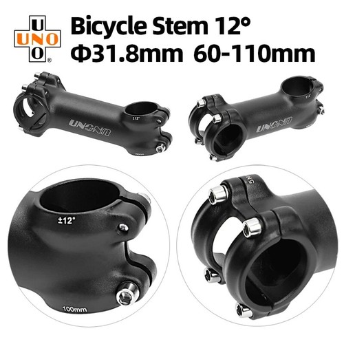12 Degree 60-110MM Bicycle Handlebar Stem 31.8MM Road Mountain Gravel Bike Stem - Picture 24 of 30