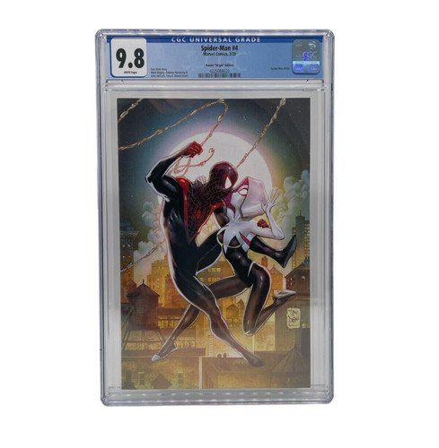 SPIDER-MAN #4 UNKNOWN COMICS TONY DANIEL EXCLUSIVE VIRGIN VAR (2023) CGC 9.8!!