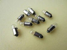 10 LUCAS 287 BULB INDICATOR INSTRUMENT 6V 2W BA9S TRIUMPH BSA NORTON