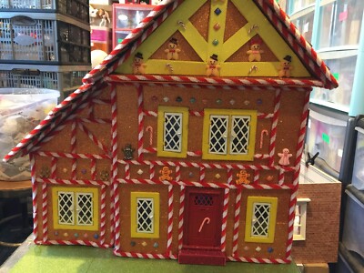Das Lebkuchenhaus ... Vintage Puppenhaus im Maßstab 1:16 ... OOAK ..