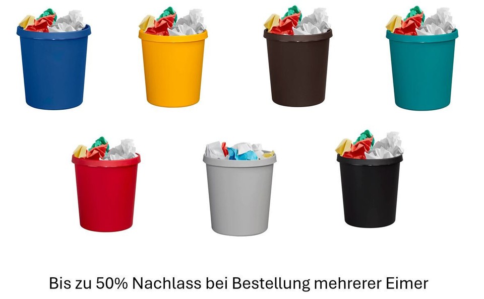 helit Papierkorb 18 Liter - 15% - 20% Rabatt ab 2 St. Versandkostenfrei