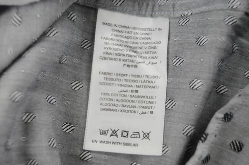 GANT Mens Shirt 42 Grey Slim Dot Pattern Long Sleeve - Picture 6 of 7